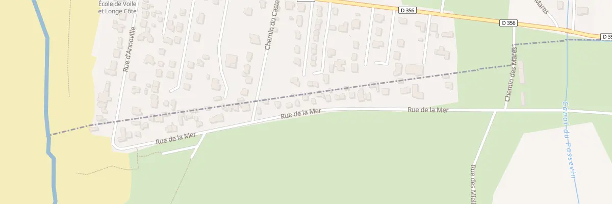 Plan du 36 Rue de la Mer - Annoville à Tourneville-sur-Mer