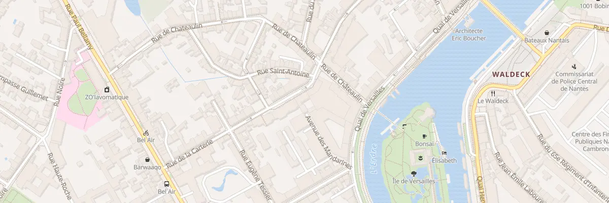 Plan du 24 Rue de la Carterie à Nantes