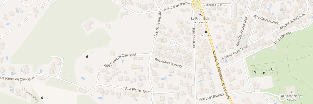 Plan du 11 Rue Pierre de Chevigné à Biarritz