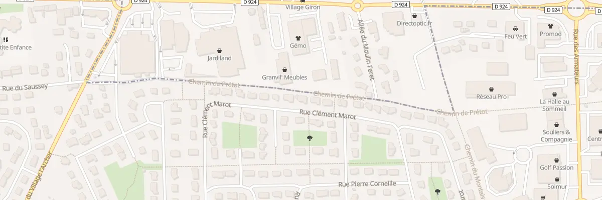 Plan du 347 Rue Clément Marot à Granville