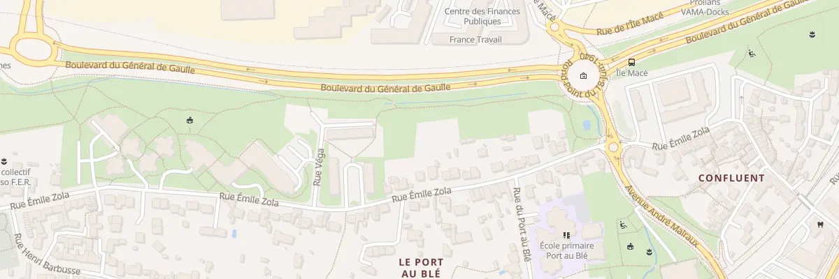 Plan du 38 Rue Emile Zola à Rezé