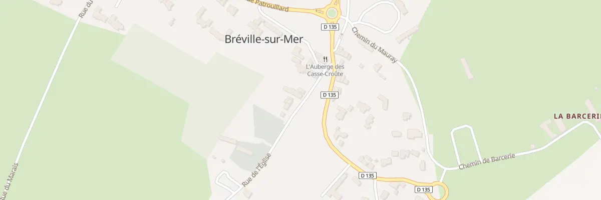 Plan du 8A Rue de l’Eglise à Bréville-sur-Mer