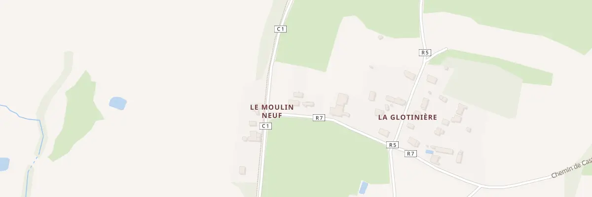 Plan du 245 Les Moulins Neufs à Casson