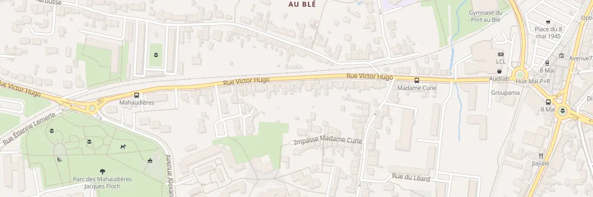 Plan du 45 Rue Victor Hugo à Rezé
