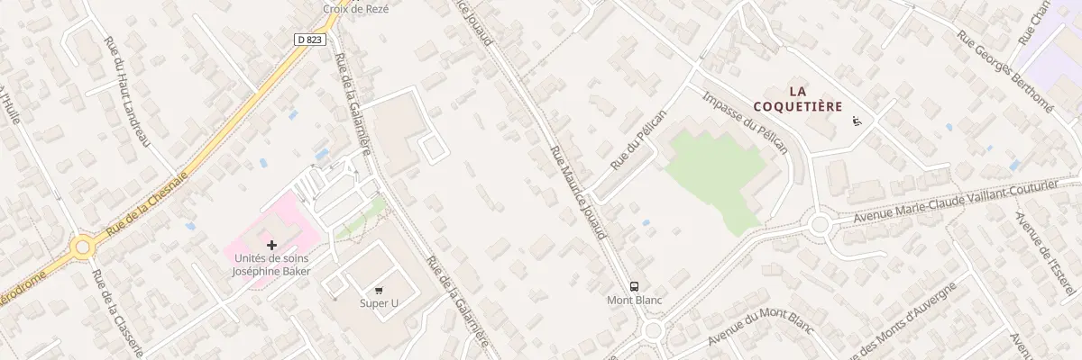 Plan du 50 Rue Maurice Jouaud à Rezé
