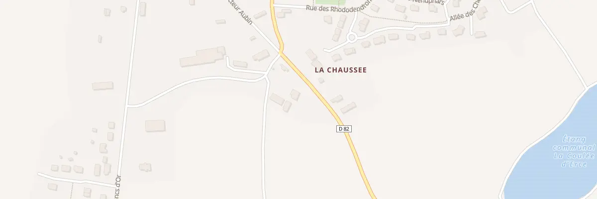Plan du 6 Rte de Teillay à Ercé-en-Lamée