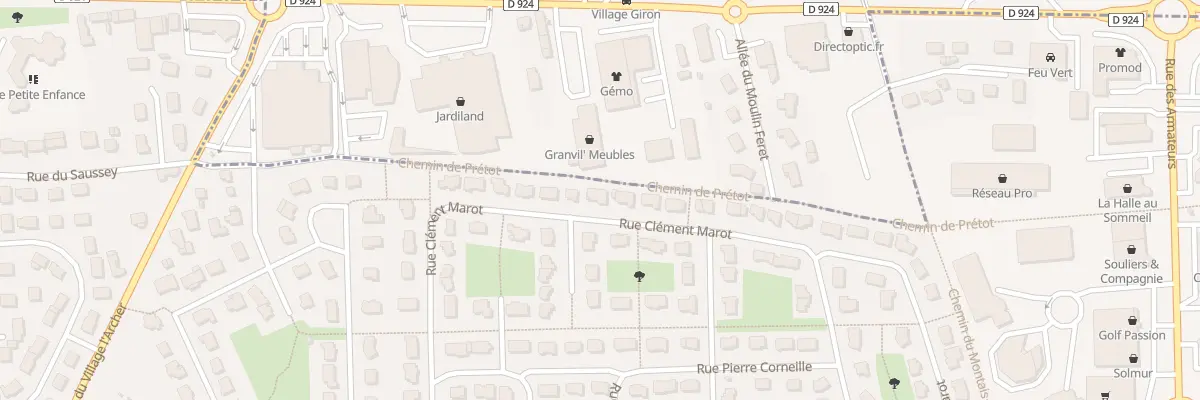 Plan du 325 Rue Clément Marot à Granville