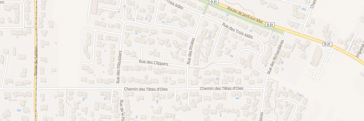 Plan du 1 Rue des pirates à Saint-Vincent-sur-Jard