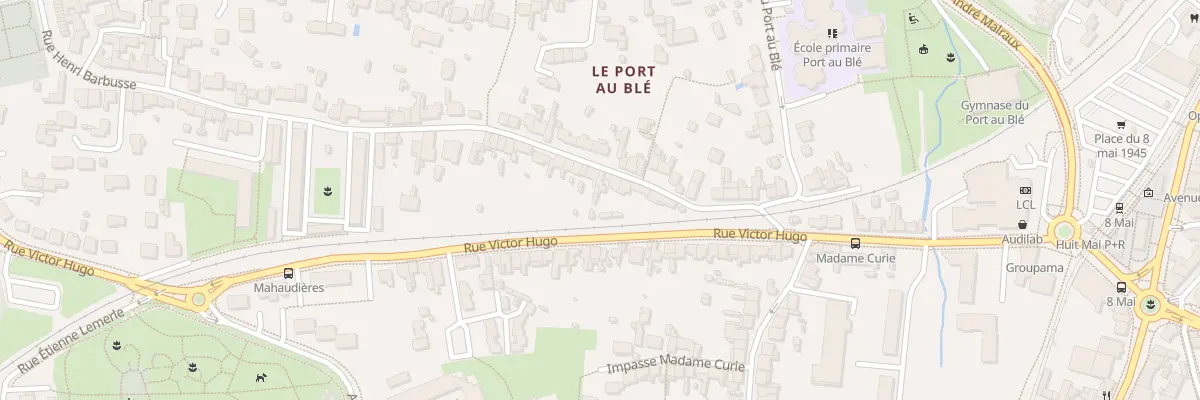 Plan du 9 Rue Henri Barbusse à Rezé