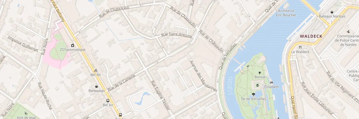 Plan du 22 Rue de la Carterie à Nantes