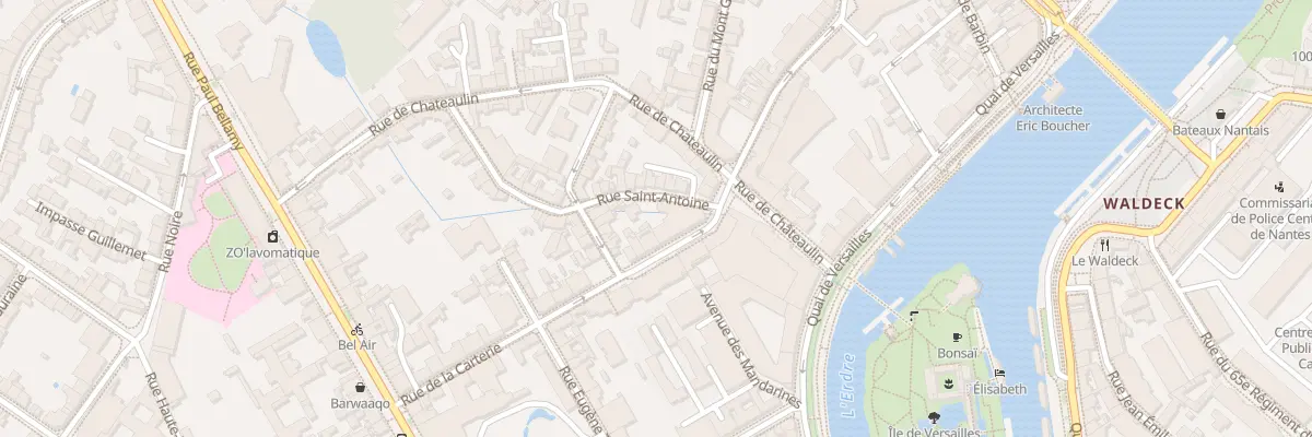 Plan du 27 Rue de la Carterie à Nantes