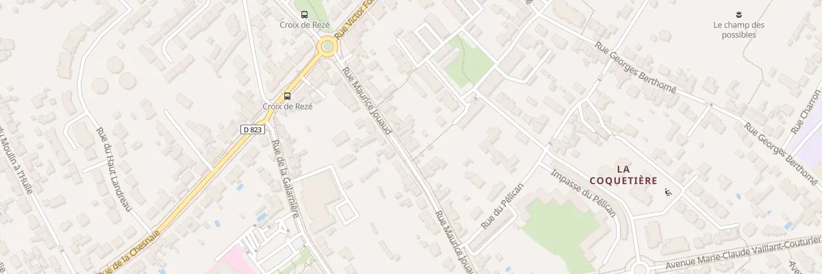Plan du 23 Rue Maurice Jouaud à Rezé