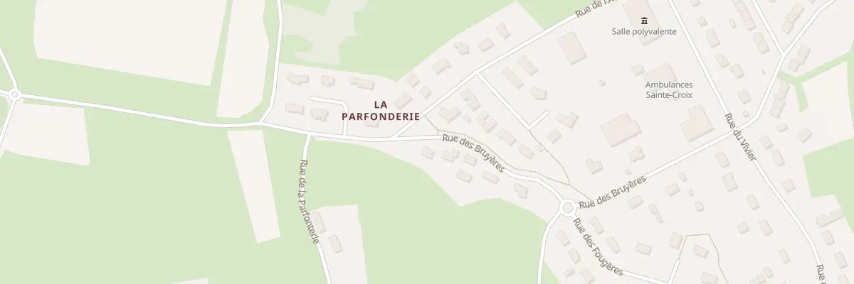 Plan du 75 Rue des Fougères à Créances