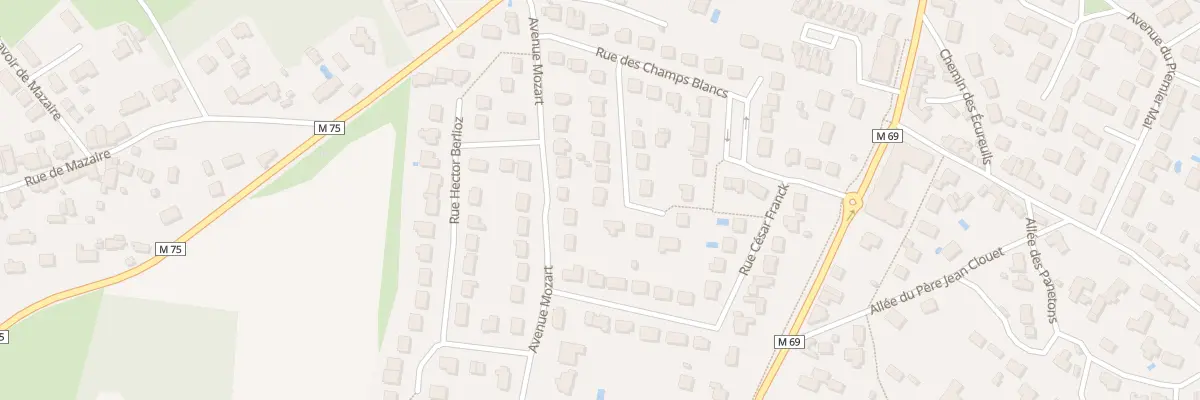 Plan du 10 Rue Charles Gounod à La Chapelle-sur-Erdre