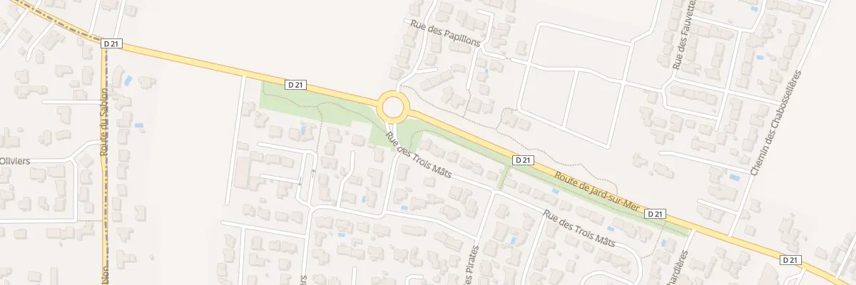 Plan du 1 Rue des trois mats à Saint-Vincent-sur-Jard