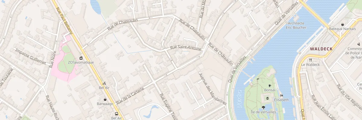 Plan du 23 Rue de la Carterie à Nantes