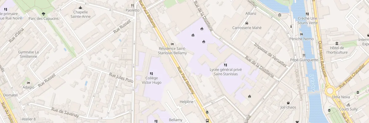 Plan du 52 Rue Paul Bellamy à Nantes