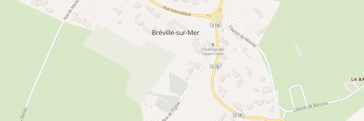 Plan du 8 Rue de l’Eglise à Bréville-sur-Mer