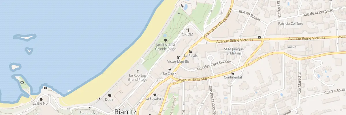 Plan du 9001 Res Victoria Surf à Biarritz