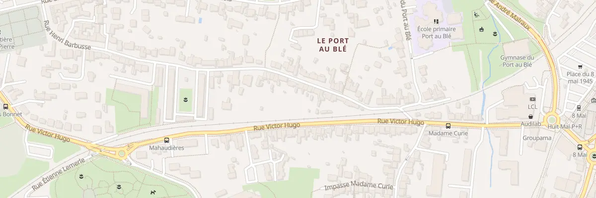 Plan du 17 Rue Henri Barbusse à Rezé