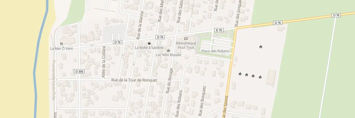 Plan du 3 Rue du Bocage à Hauteville-sur-Mer