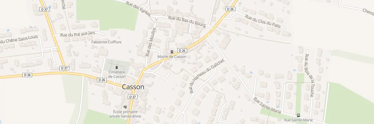 Plan du 6B Rue de la mairie à Casson