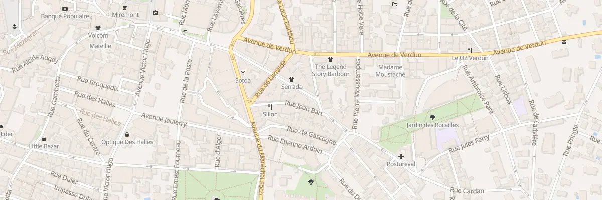 Plan du 12 Rue du Helder à Biarritz