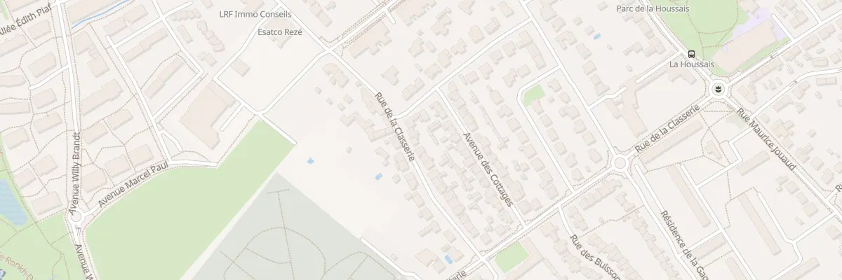 Plan du 77 Rue de la Classerie à Rezé