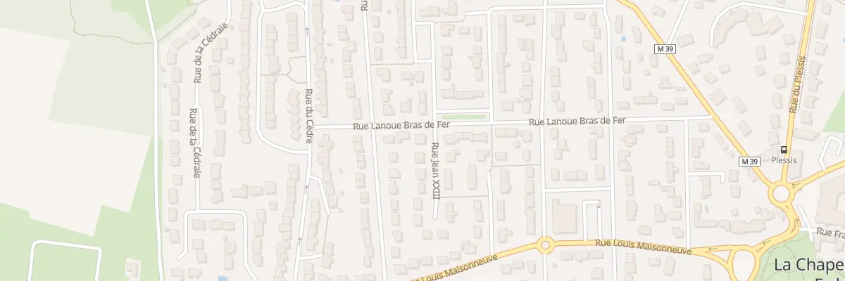 Plan du 21 Rue Lanoue Bras de Fer à La Chapelle-sur-Erdre
