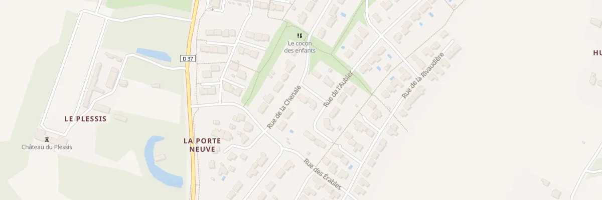 Plan du 35 Rue de la chênaie à Casson