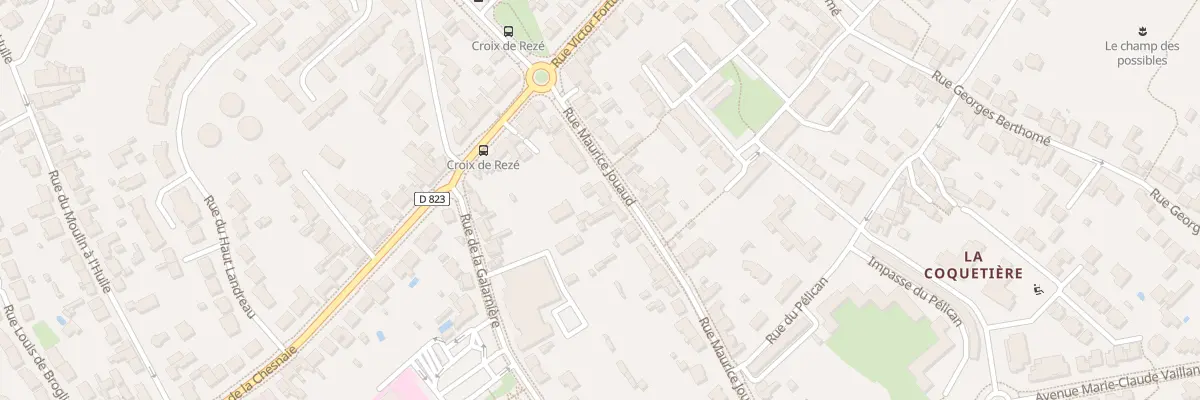 Plan du 22 Rue Maurice Jouaud à Rezé