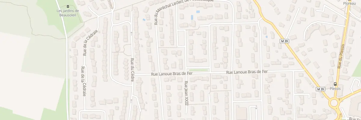 Plan du 20 Rue Marechal Joffre à La Chapelle-sur-Erdre