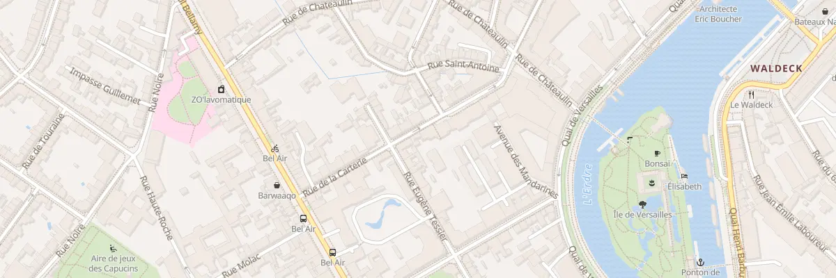 Plan du 20 Rue de la Carterie à Nantes