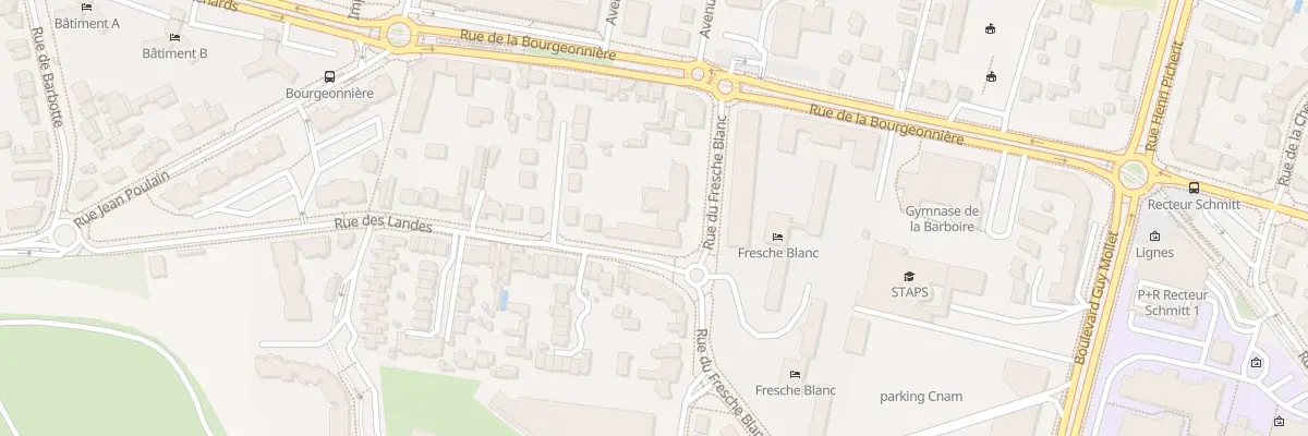 Plan du 83 Rue du Fresche Blanc à Nantes