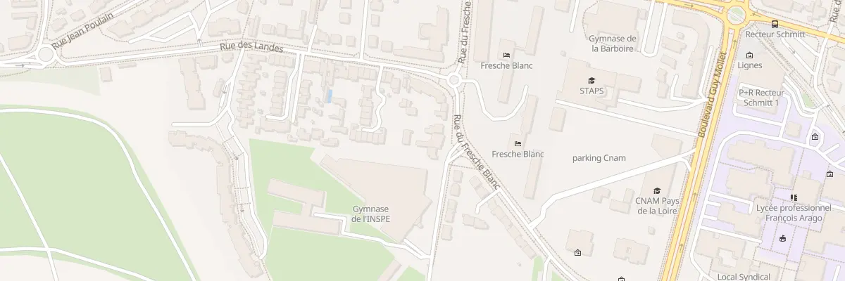 Plan du 63 Rue du Fresche Blanc à Nantes