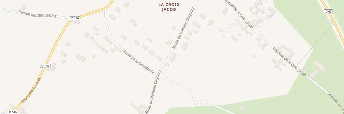 Plan du 213 Rte du Hameau Dagoury à Négreville