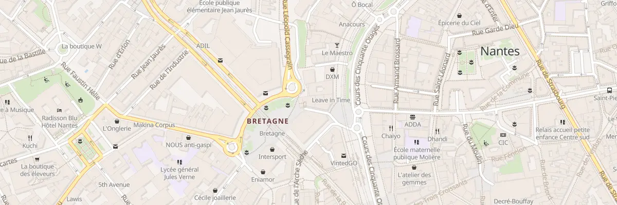 Plan du 2 Rue de l’Abreuvoir à Nantes
