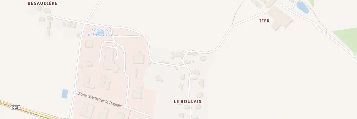 Plan du 21 Le Boulais à Acigné