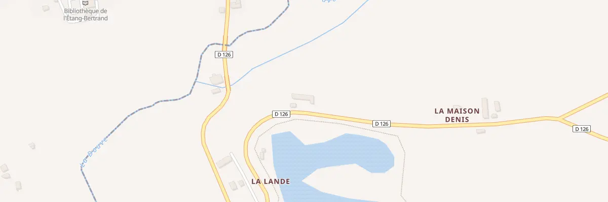 Plan du 2 La Lande à Magneville