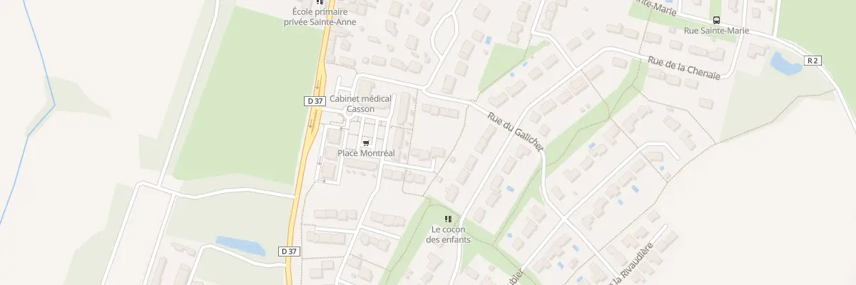 Plan du 34 Rue du plessis à Casson