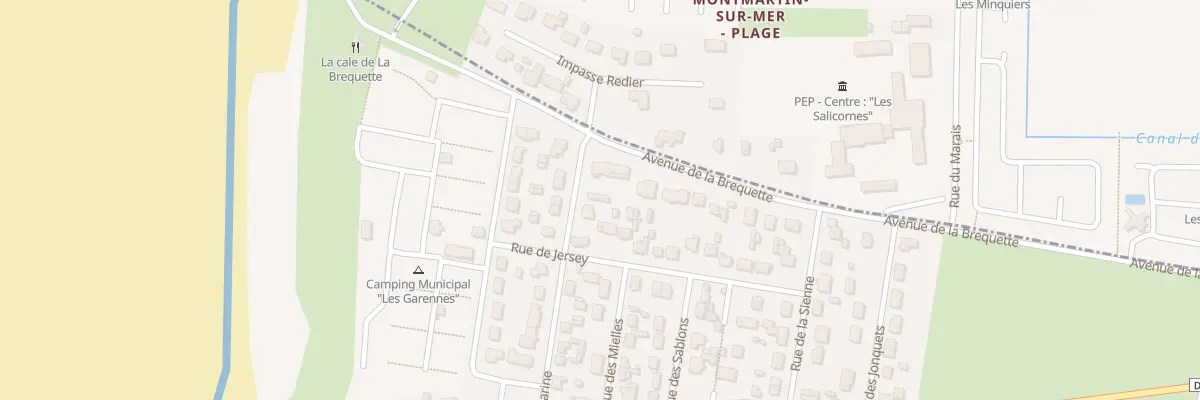 Plan du 5 Rue de la Marine à Hauteville-sur-Mer