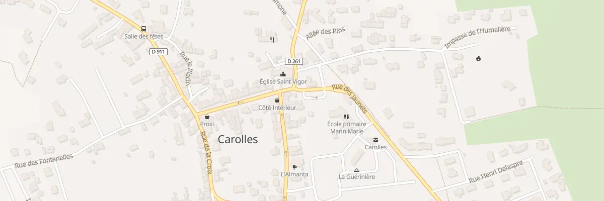 Plan du 2 Rue des Jaunets à Carolles