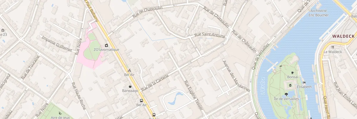 Plan du 22 Rue Eugène Tessier à Nantes