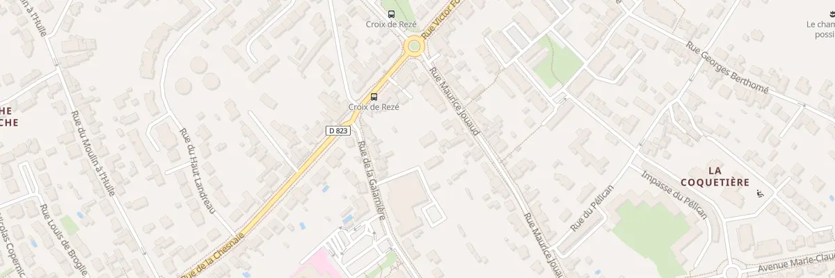 Plan du 20 Rue Maurice Jouaud à Rezé