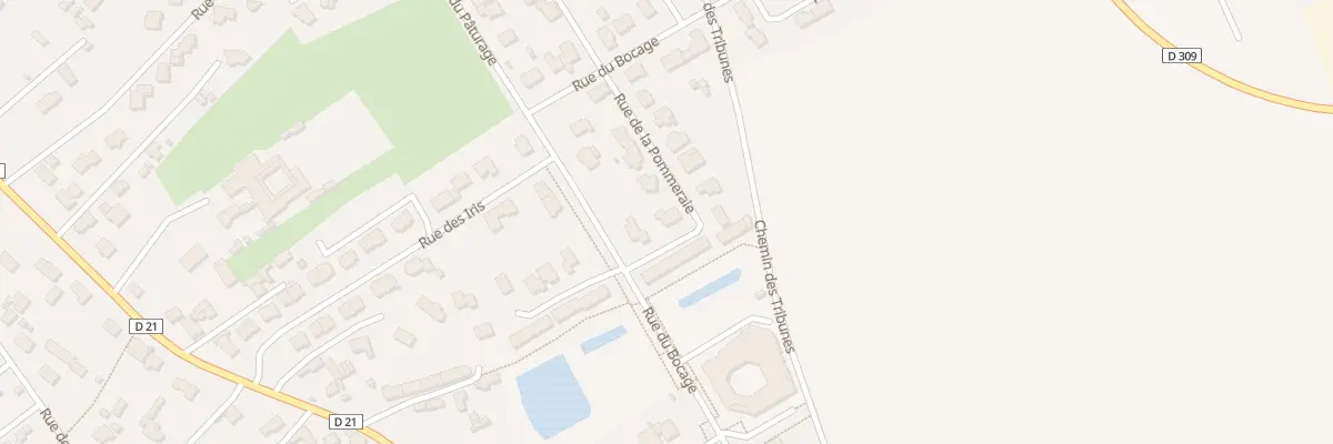 Plan du 246 Rue de la Pommeraie à Saint-Pair-sur-Mer