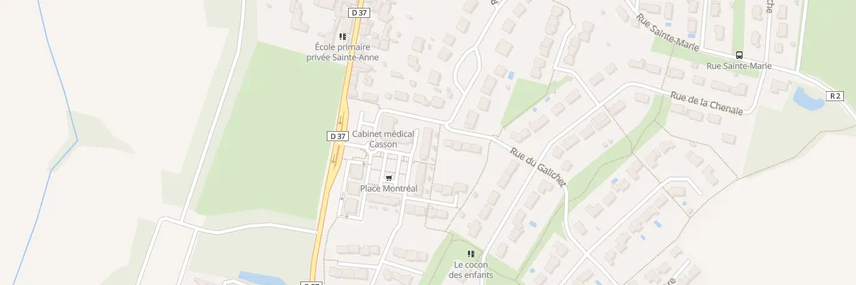 Plan du 11 Pl Montréal à Casson