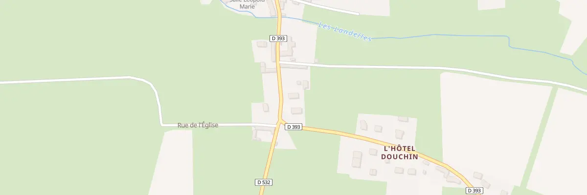 Plan du 41 Rue de l’Eglise à Geffosses