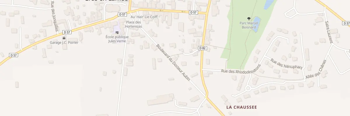 Plan du 3 Bd du Doc Aubin à Ercé-en-Lamée