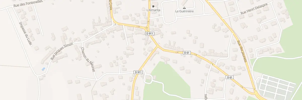 Plan du 2 Rte de la Chevallerie à Carolles