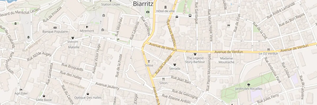 Plan du 5 Rue du Helder à Biarritz
